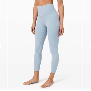 Lululemon gray blue align Legging 23” crop size 8